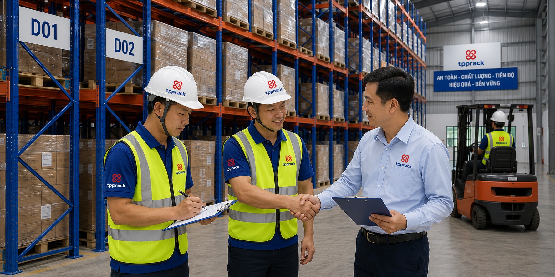 Lắp đặt và nghiệm thu hệ thống kệ kho công nghiệp
