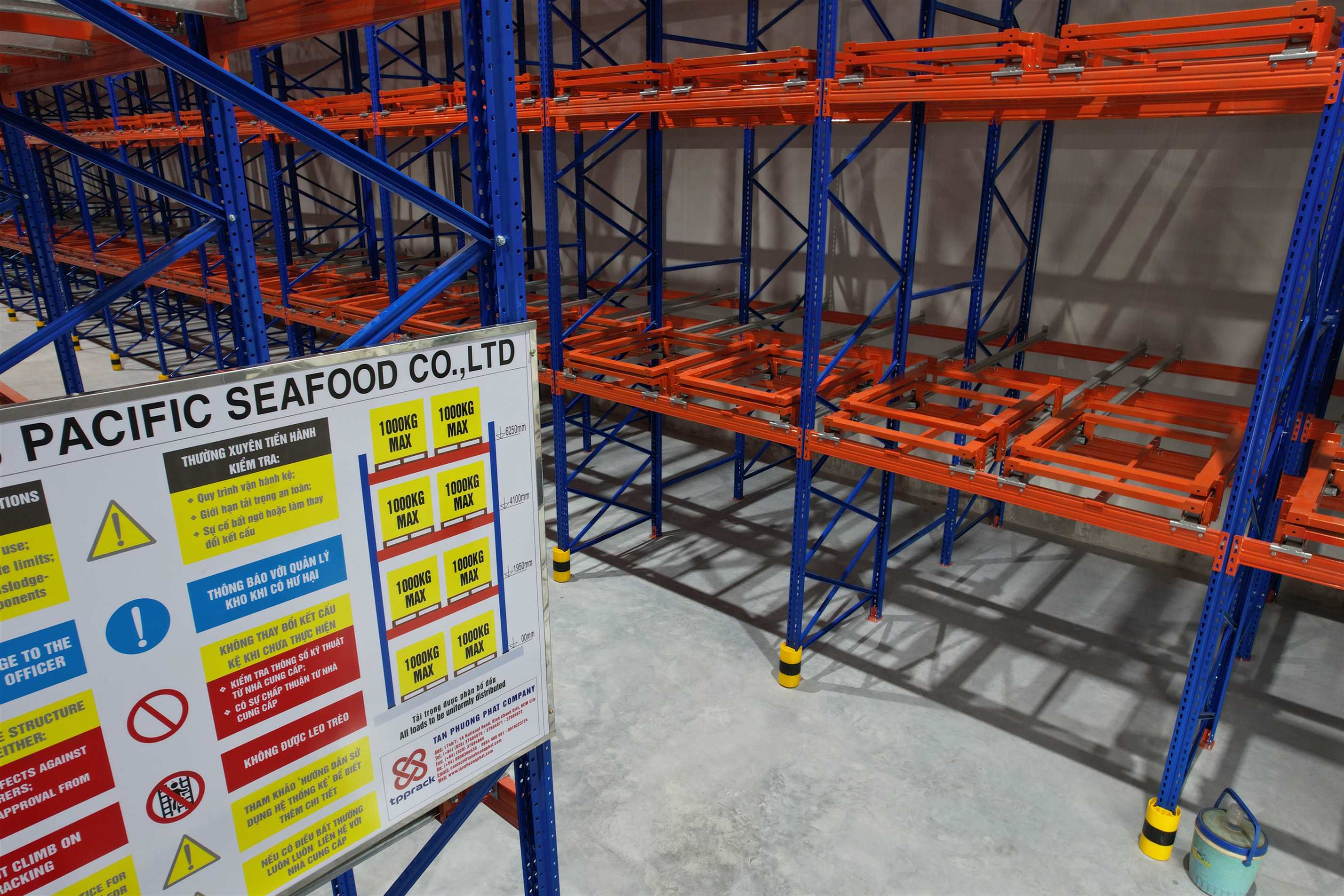 Kệ Pushback – Giải pháp lưu trữ pallet tối ưu diện tích kho