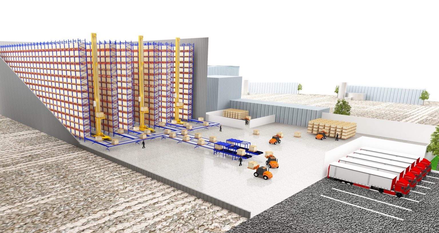 Kệ ASRS – Giải pháp kho hàng tự động thông minh