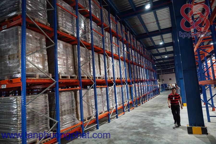 Kệ Roller Flow – Interroll Rack | Lưu trữ pallet theo nguyên tắc FIFO