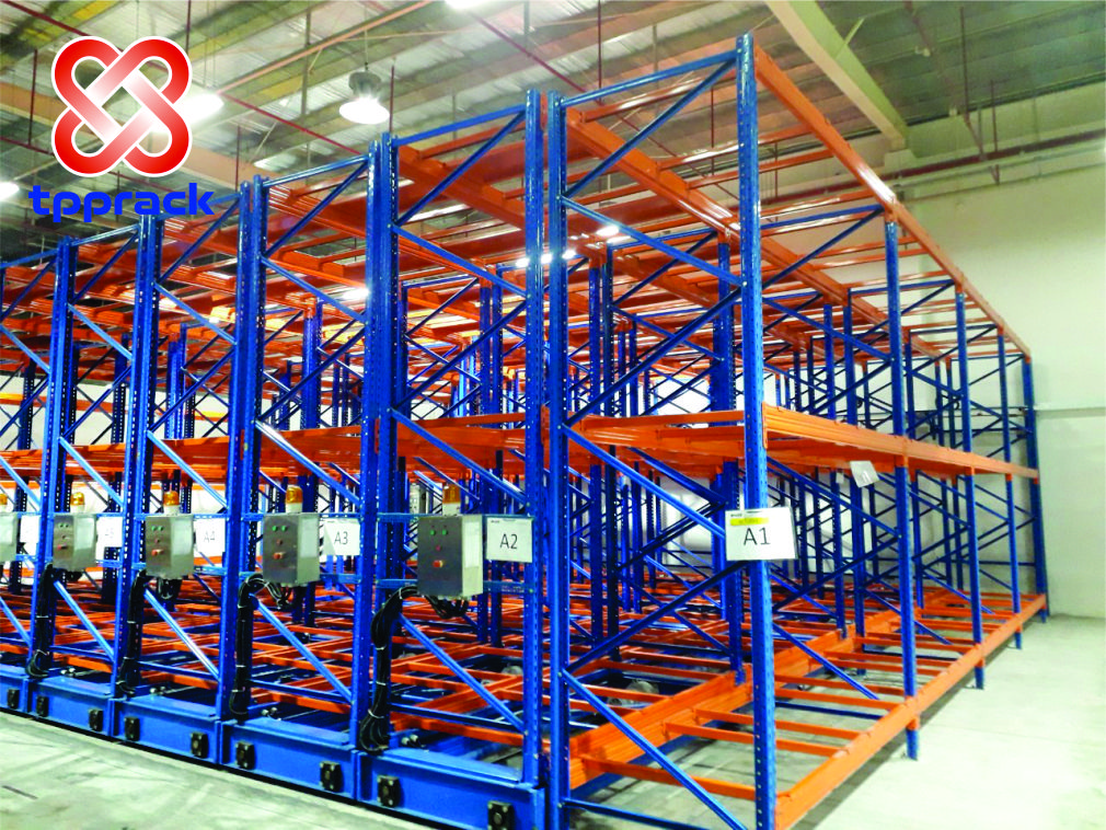 Kệ Mobile Rack – Tối ưu diện tích, tăng sức chứa kho hàng