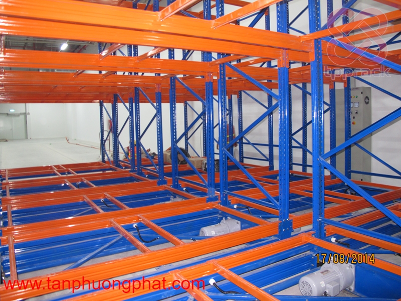Kệ Mobile Rack – Tối ưu diện tích, tăng sức chứa kho hàng
